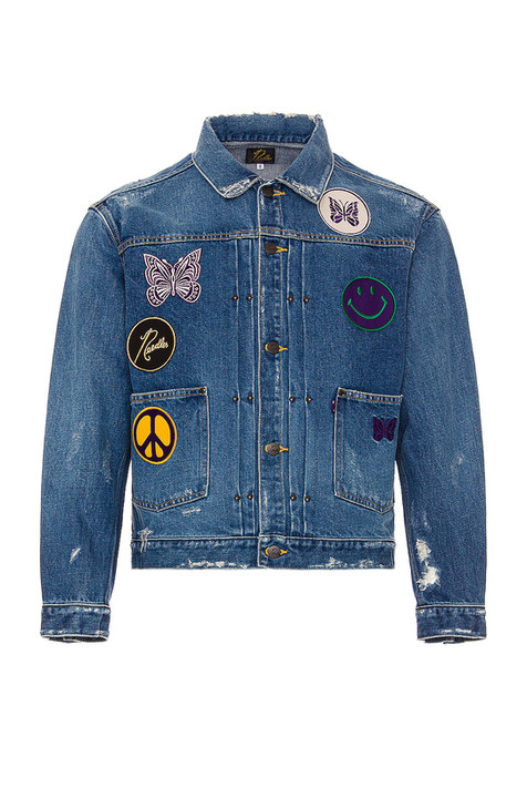 Assorted Patches Jean Jacket展示图