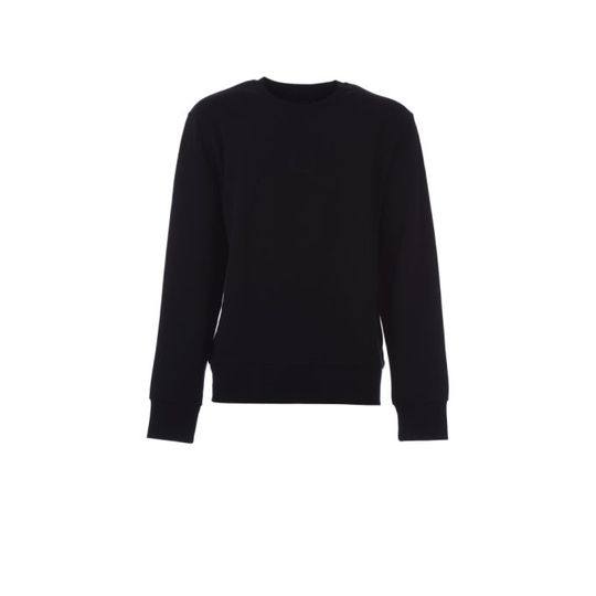 Fred Perry Tonal Embroidered Black Sweatshirt展示图