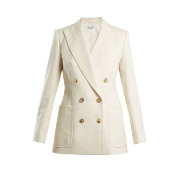 Bianca double-breasted wool jacket