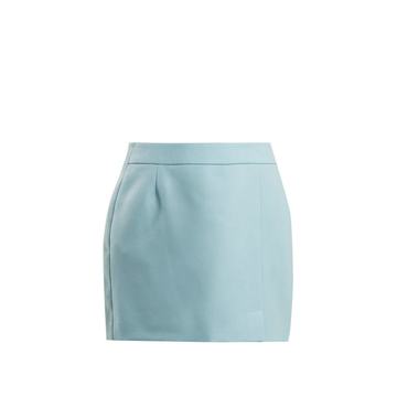 Alexa wool-crepe mini skirt