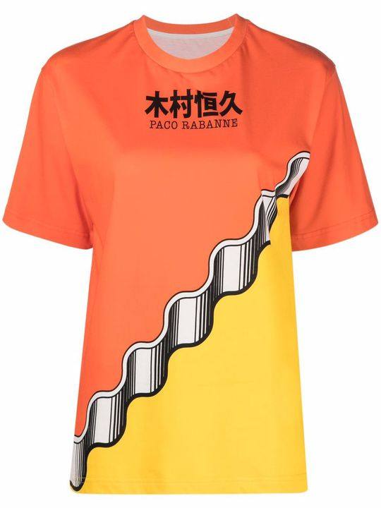 x Kimura 拼色T恤展示图