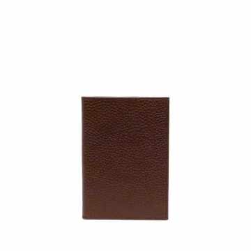 Plain leather passport cover