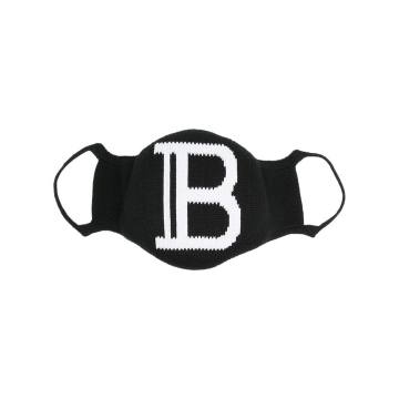 B-logo针织口罩