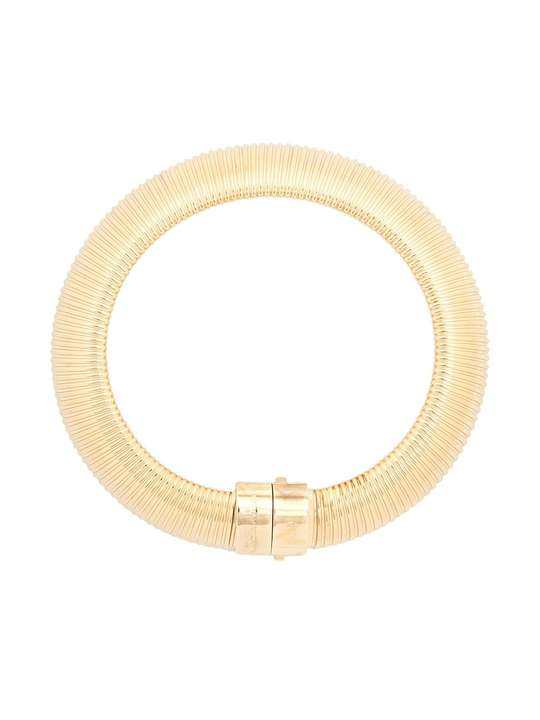 ribbed-detail choker necklace展示图