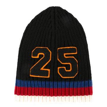 25罗纹针织套头帽