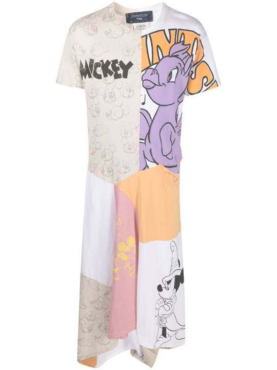 x Disney Fantasia 拼贴设计连衣裙展示图
