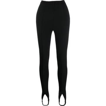 high-waisted stirrup trousers