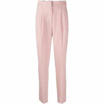 high-waist tapered trousers