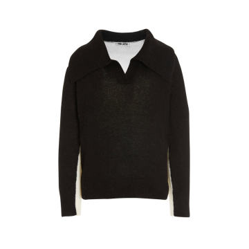 Lazio Alpaca-Blend Polo Sweater