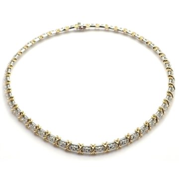 Jean Schlumberger Diamond X Necklace