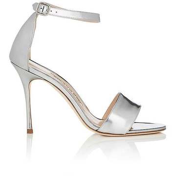 Tres Leather Ankle-Strap Sandals