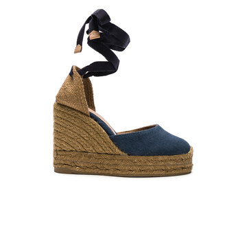 Canvas Carina Wedge Espadrilles