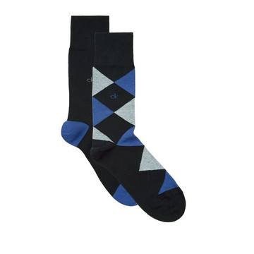 Assorted Argyle Solid Socks (Pack of 2)