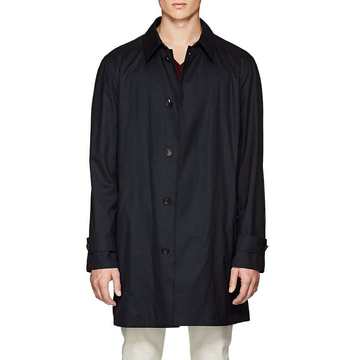 Lightweight Wool-Silk Raincoat