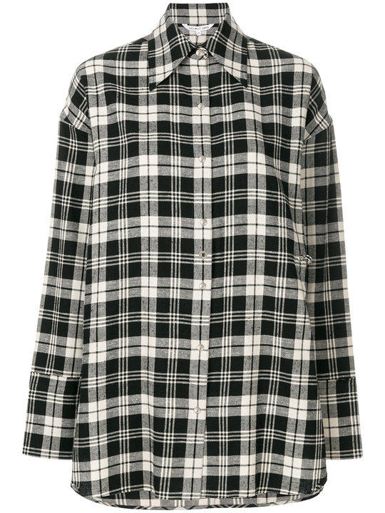 oversized plaid shirt展示图