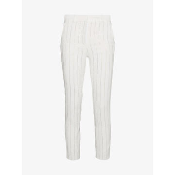 crystal striped high rise trousers