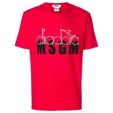 MSGM X Diadora印花T恤