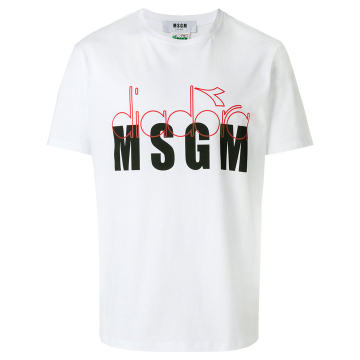 MSGM X Diadora印花T恤
