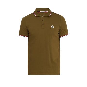 Maglia logo-appliqué cotton-piqué polo shirt