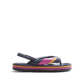 Etanee tri-colour flatform sandals