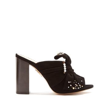 Marylebone embellished suede sandals