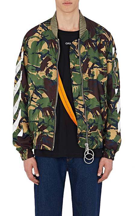 Camouflage Bomber Jacket展示图