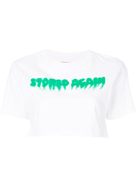 stoned crop T-shirt展示图