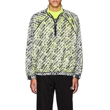 Logo-Print Ripstop Windbreaker