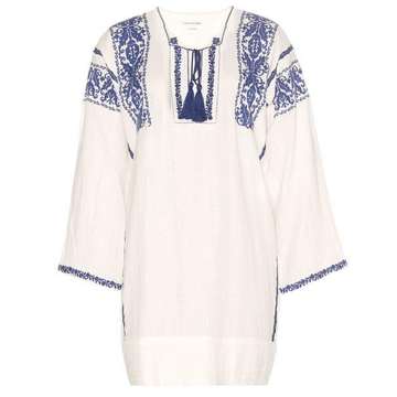 Vinny embroidered cotton dress