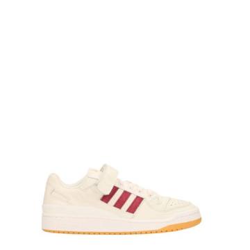 Adidas Forum Low White Leather Sneakers