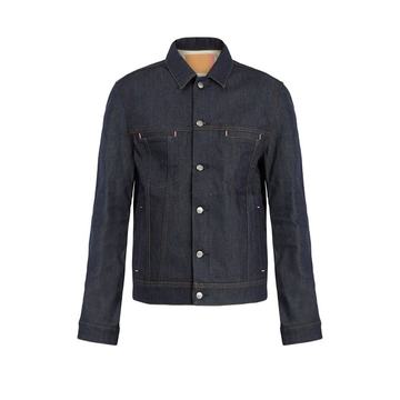 Blå Konst Pass point-collar denim jacket