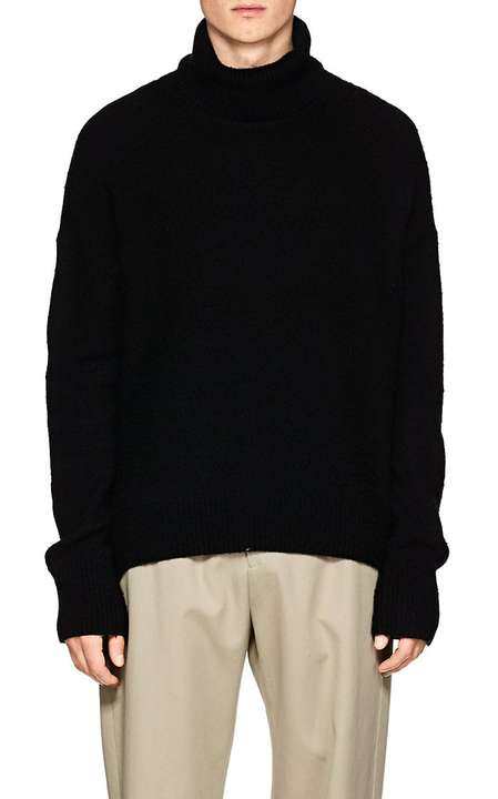 Nyran Wool-Cashmere Turtleneck Sweater展示图