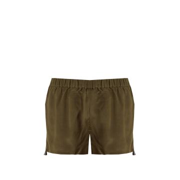 Cassia embroidered silk shorts