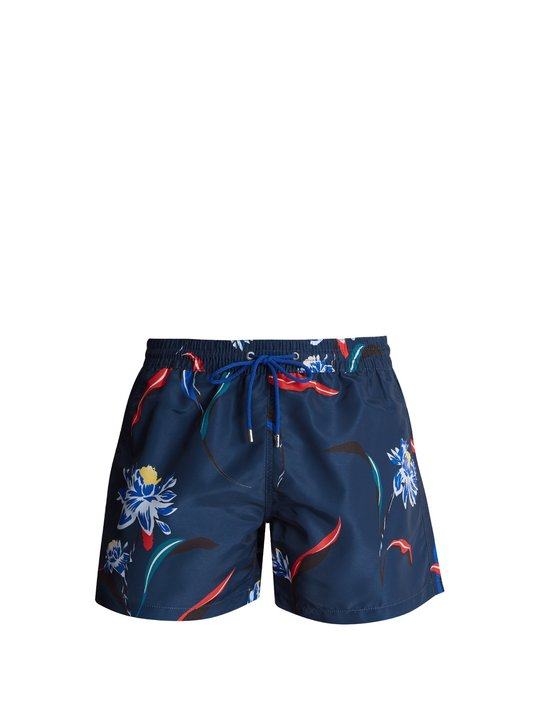 Floral-print swim shorts展示图