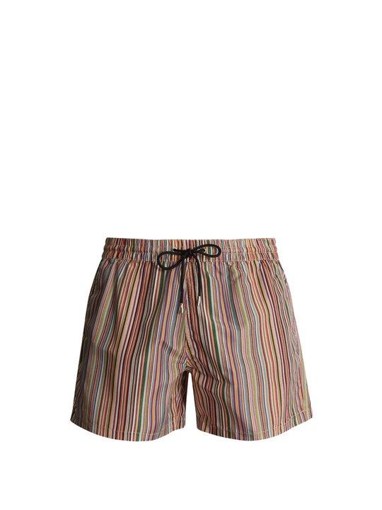 Stripe-print swim shorts展示图