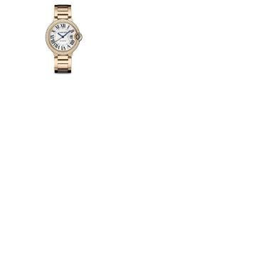 Ballon Bleu de Cartier Medium Diamond &amp; 18K Pink Gold Bracelet Watch