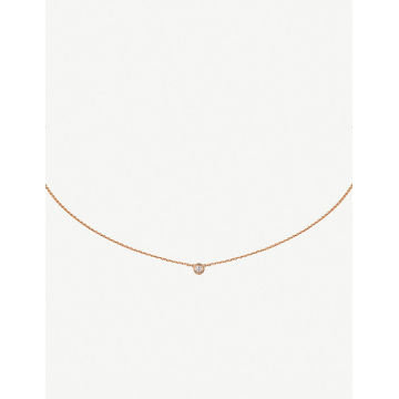 Diamants Légers de Cartier 18 ct 粉色黄金和钻石项链