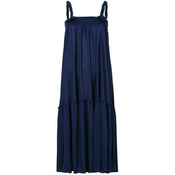 rope strap midi dress