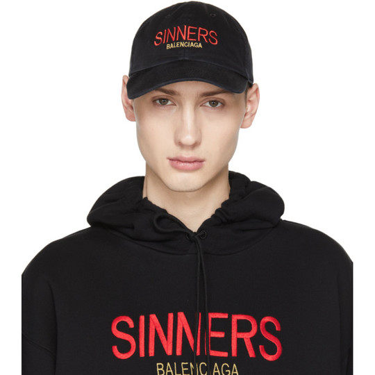 SINNERS LOGO刺绣棒球帽展示图