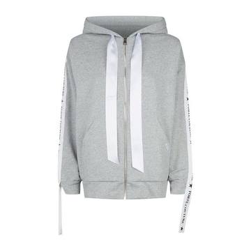 Vivian Logo Band Zip-Up Hoodie