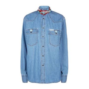 Philo Embellished Denim Shirt