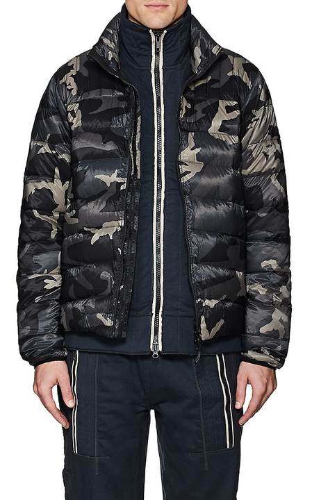 Brookvale Camouflage Down-Quilted Coat展示图