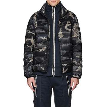 Brookvale Camouflage Down-Quilted Coat