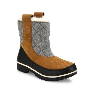 Tivoli Suede &amp; Fur Pull-On Boots