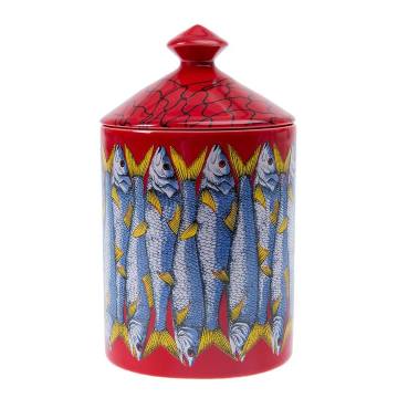 沙丁鱼陶瓷蜡烛