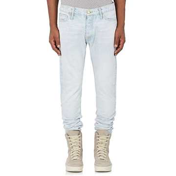 Ankle-Zip Slim Jeans