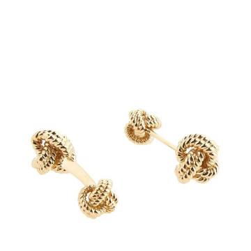 Gold Knotted Cufflinks