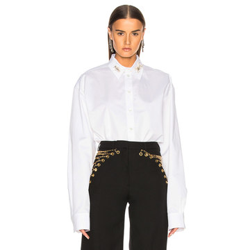 Embellished Collar Shirt