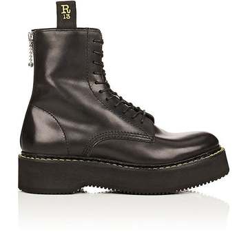 Men's Single Stacked Leather Boots