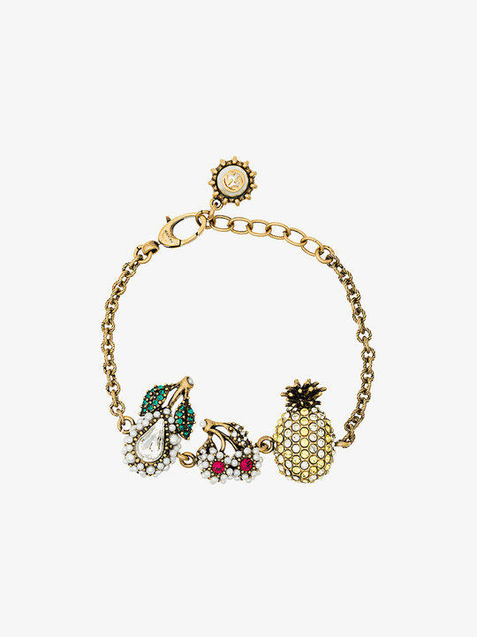 Crystal Fruit Charm Bracelet展示图